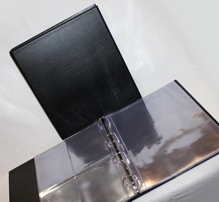 Альбом вертикальный 270х320 мм, Grand, ПВХ, с листами для бон Альбом вертикальный 270х320 мм, Grand, ПВХ, с листами для бон